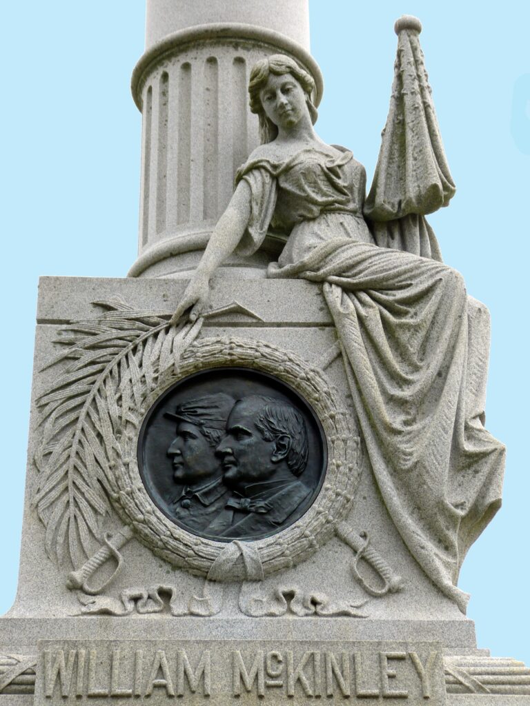 WILLIAM MCKINLEY WAR MEMORIAL PLAQUE B