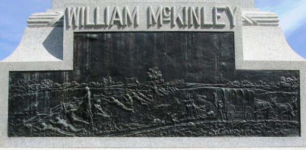 WILLIAM MCKINLEY WAR MEMORIAL PLAQUE A