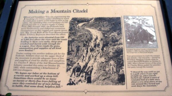 MAKING A MOUNTAIN CITADEL WAR MEMORIAL PANEL