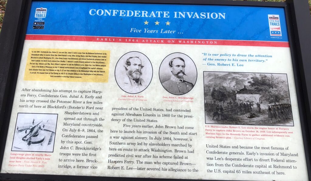 CONFEDERATE INVASION WAR MEMORIAL PANEL