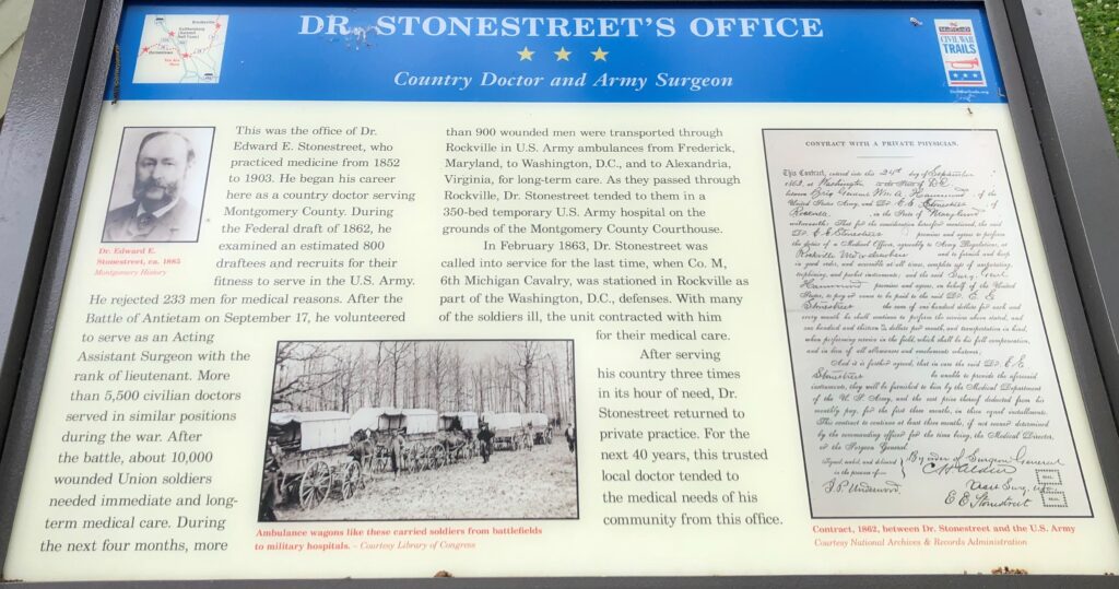 DR. STONESTREET’S OFFICE WAR MEMORIAL PANEL