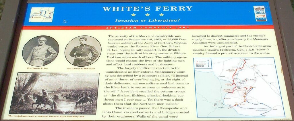 WHITE’S FERRY INVASION OR LIBERATION MEMORIAL PANEL