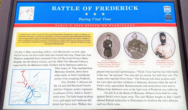 BATTLE OF FREDERICK WAR MEMORIAL PANEL II