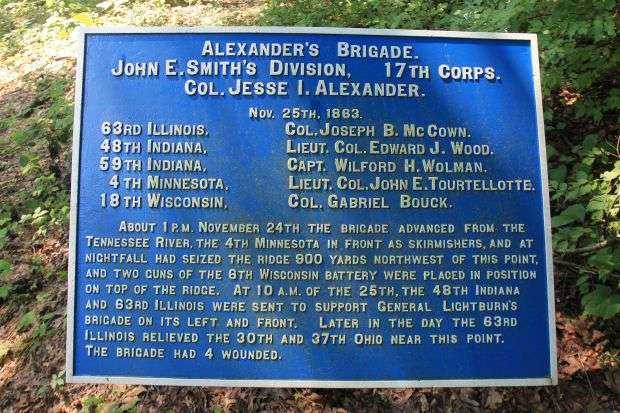 ALEXANDER’S BRIGADE MEMORIAL PLAQUE