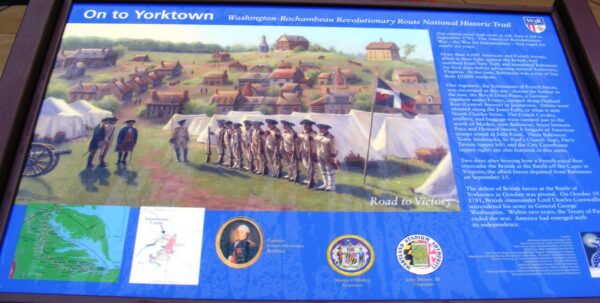 ON TO YORKTOWN REVOLUTIONARY WAR MEMORIAL PANEL II