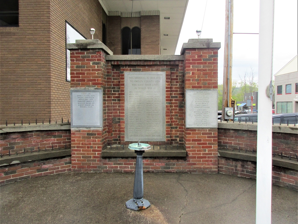 OWSLEY COUNTY WAR VETERANS MEMORIAL