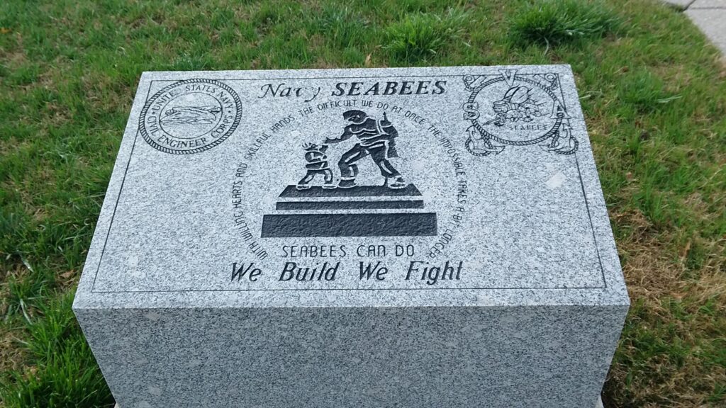 MOUND CITY CEMETERY NAVY SEABEES WAR MEMORIAL
