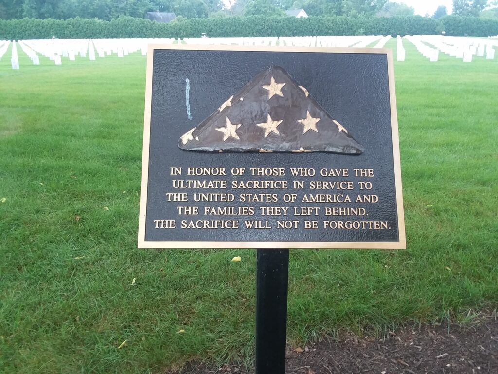 MARION ULTIMATE SACRIFICE WAR MEMORIAL PLAQUE