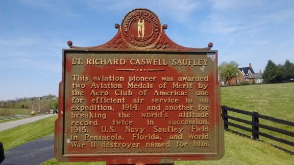 LT. RICHARD CASWELL SAUFLEY MEMORIAL MARKER