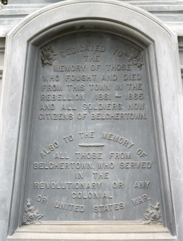 BELCHERTOWN CIVIL WAR MEMORIAL STONE A