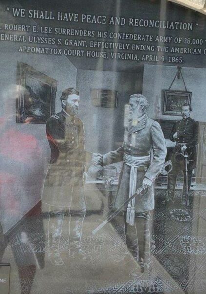 “WE SHALL HAVE PEACE AND RECONCILLATION” WAR MEMORIAL PLAQUE