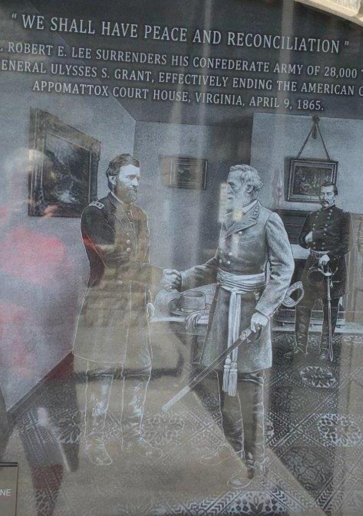 “WE SHALL HAVE PEACE AND RECONCILLATION” WAR MEMORIAL PLAQUE