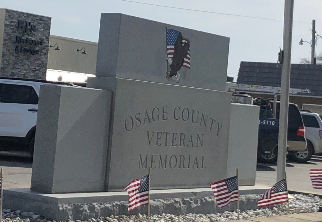 OSAGE COUNTY VETERAN MEMORIAL  BACK