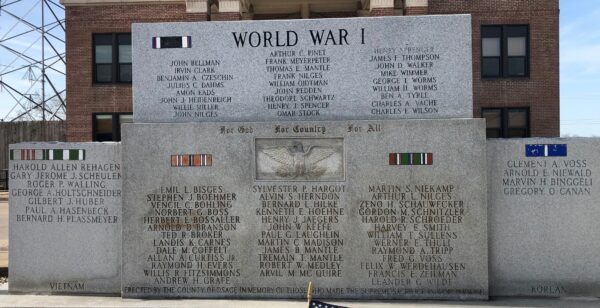 OSAGE COUNTY VETERAN MEMORIAL CLOSE-UP