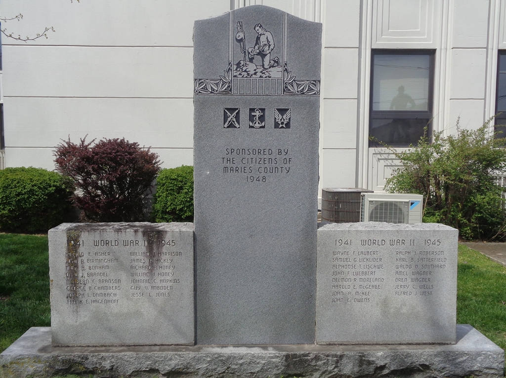 MARIES COUNTY WORLD WARS MEMORIAL
