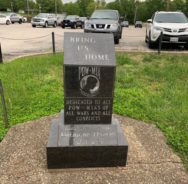 AMERICAN LEGION POST 283 BRING US HOME WAR MEMORIAL FRONT