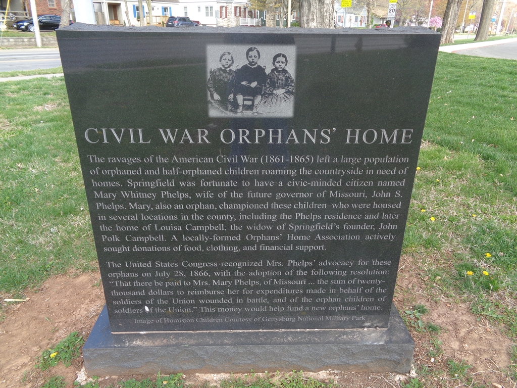 CIVIL WAR ORPHANS’ HOME MEMORIAL FRONT