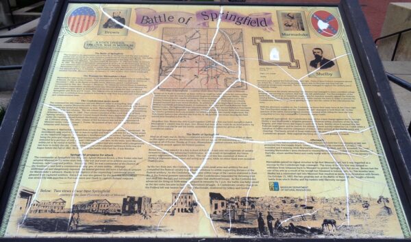 BATTLE OF SPRINGFIELD A STATE DIVIDED MEMORIAL PANEL