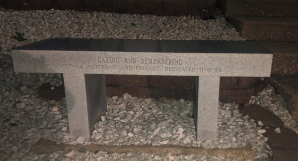 CARING AND REMEMBERING MEMORIAL BENCH