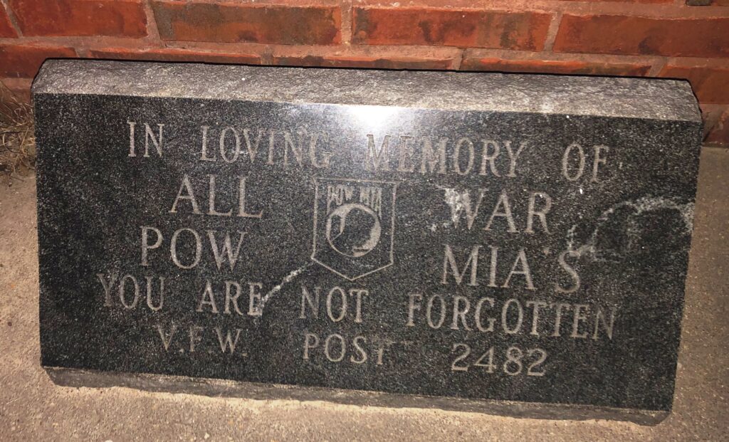 V.F.W. POST 2482 POW MIA MEMORIAL