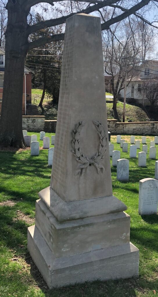 COMPANIES “A” – “C” AND “H” 39 REGIMENT MISSOURI VOLUNTEER INFANTRY MEMORIAL SIDE D