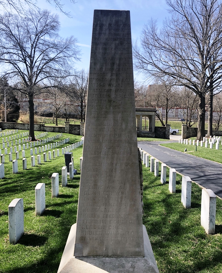 COMPANIES “A” – “C” AND “H” 39 REGIMENT MISSOURI VOLUNTEER INFANTRY MEMORIAL SIDE C