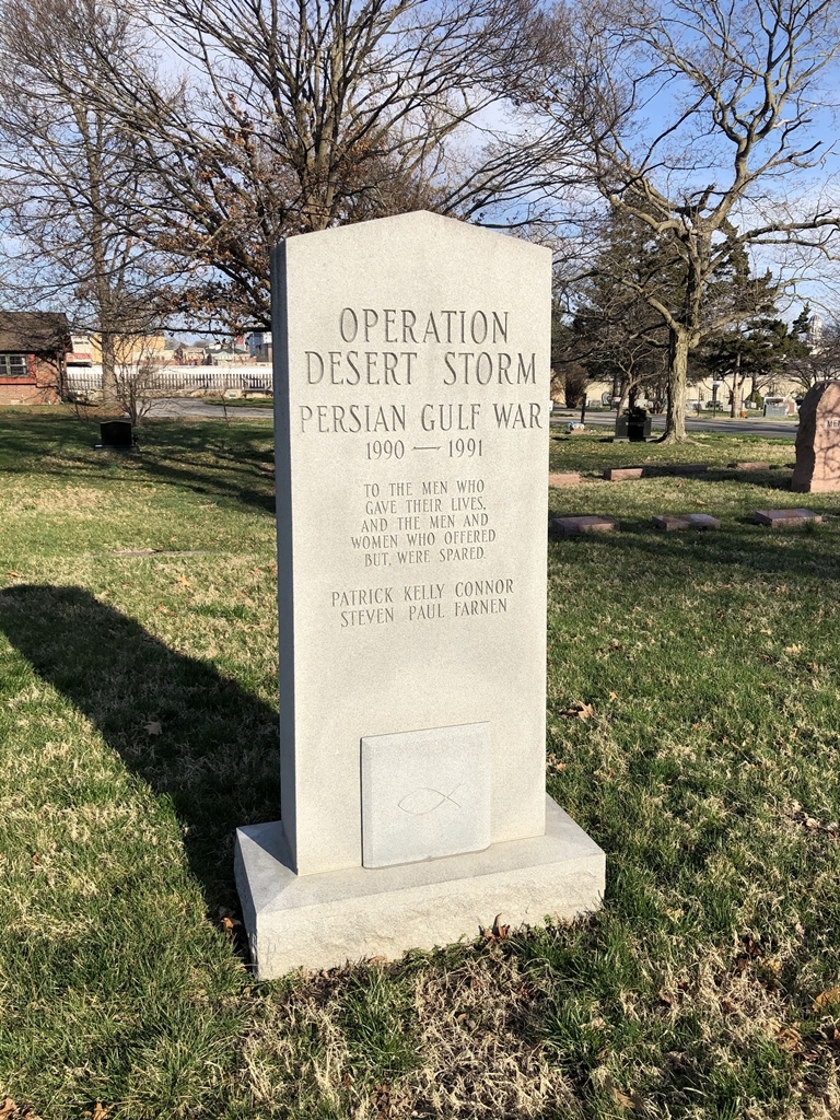 OPERATION DESERT STORM PERSIAN GULF WAR MEMORIAL