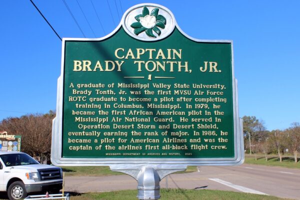 CAPTAIN BRADY TONTH, JR. WAR MEMORIAL MARKER