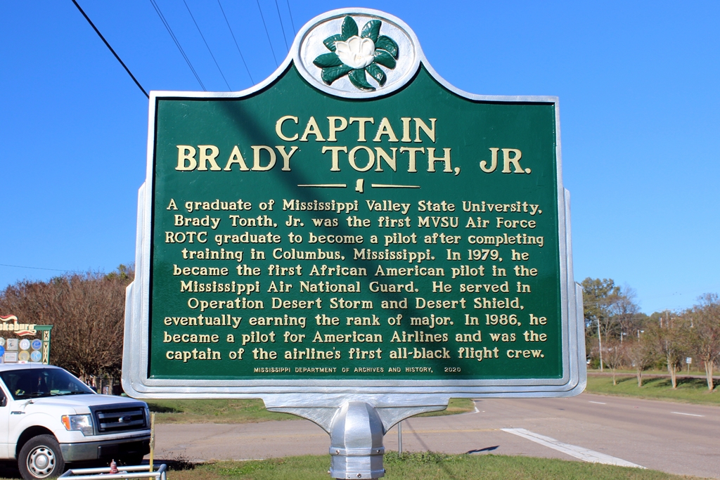 CAPTAIN BRADY TONTH, JR. WAR MEMORIAL MARKER
