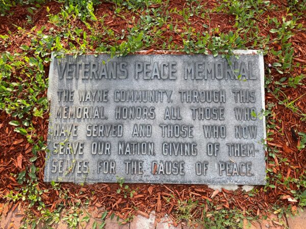 VETERANS PEACE MEMORIAL STONE