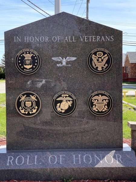 NEW BOSTON VETERANS MEMORIAL CENTER STONE