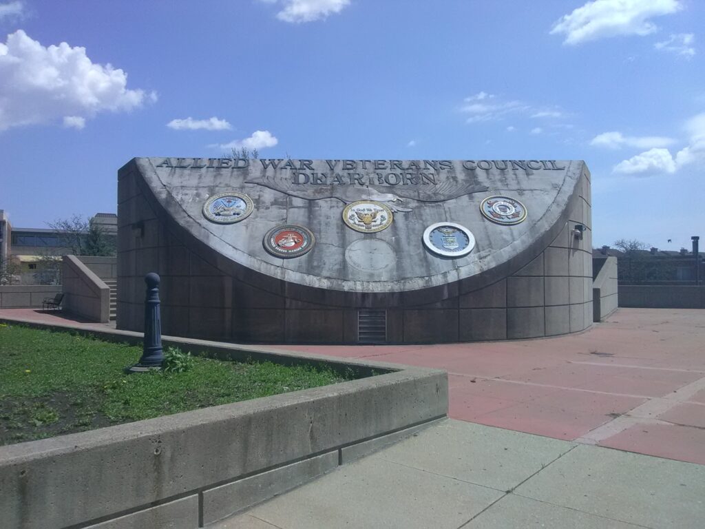 DEARBORN WAR MEMORIAL FRONT