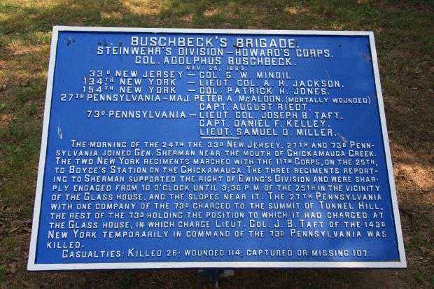 BUSCHBECK’S BRIGADE MEMORIAL PLAQUE I