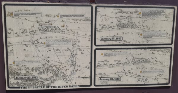 THE 2ND BATTLE OF THE RIVER RAISIN MEMORIAL PLAQUE II