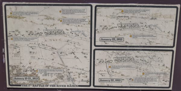 THE 2ND BATTLE OF THE RIVER RAISIN MEMORIAL PLAQUE I