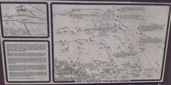 THE 1ST BATTLE OF THE RIVER RAISION MEMORIAL PLAQUE