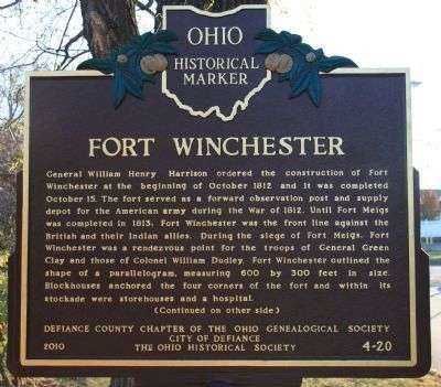 FORT WINCHESTER MEMORIAL MARKER I