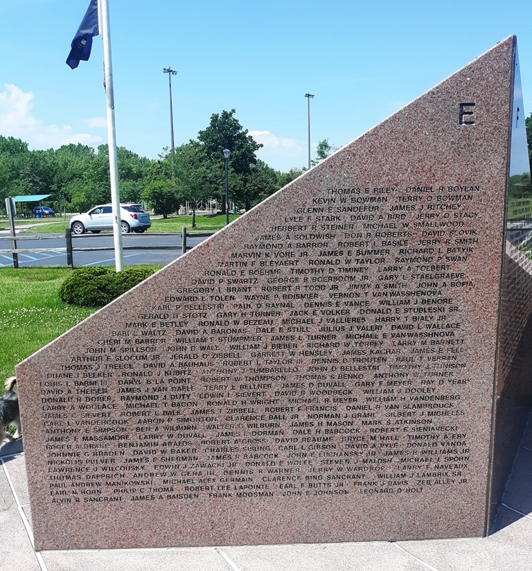 MONROE COUNTY VIETNAM WAR VETERANS MEMORIAL STONE E