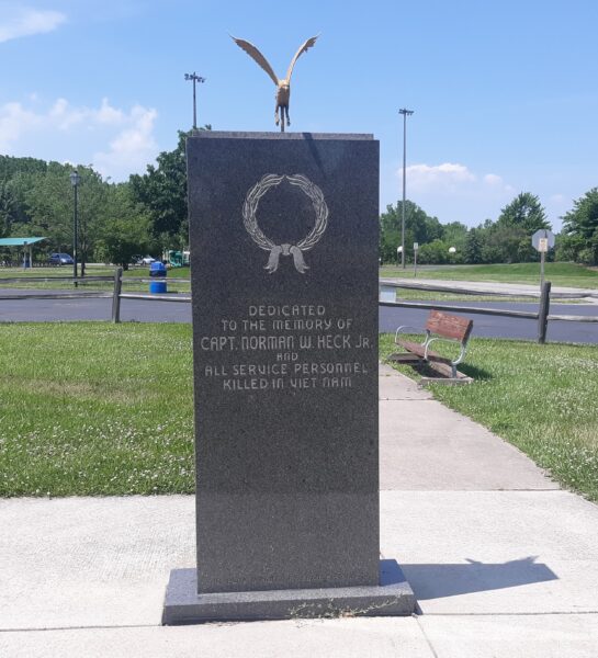 CAPT NORMAN W. HECK JR AND ALL KILLED IN VIET NAM MEMORIAL