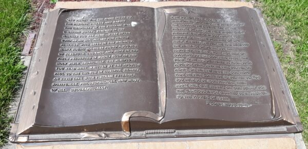 “SKY PILOT” VIETNAM WAR MEMORIAL PLAQUE