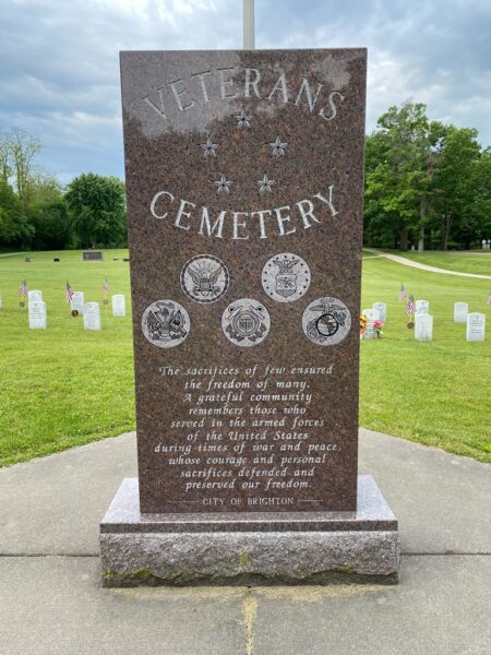 FAIRVIEW CEMETERY VETERANS MEMORIAL