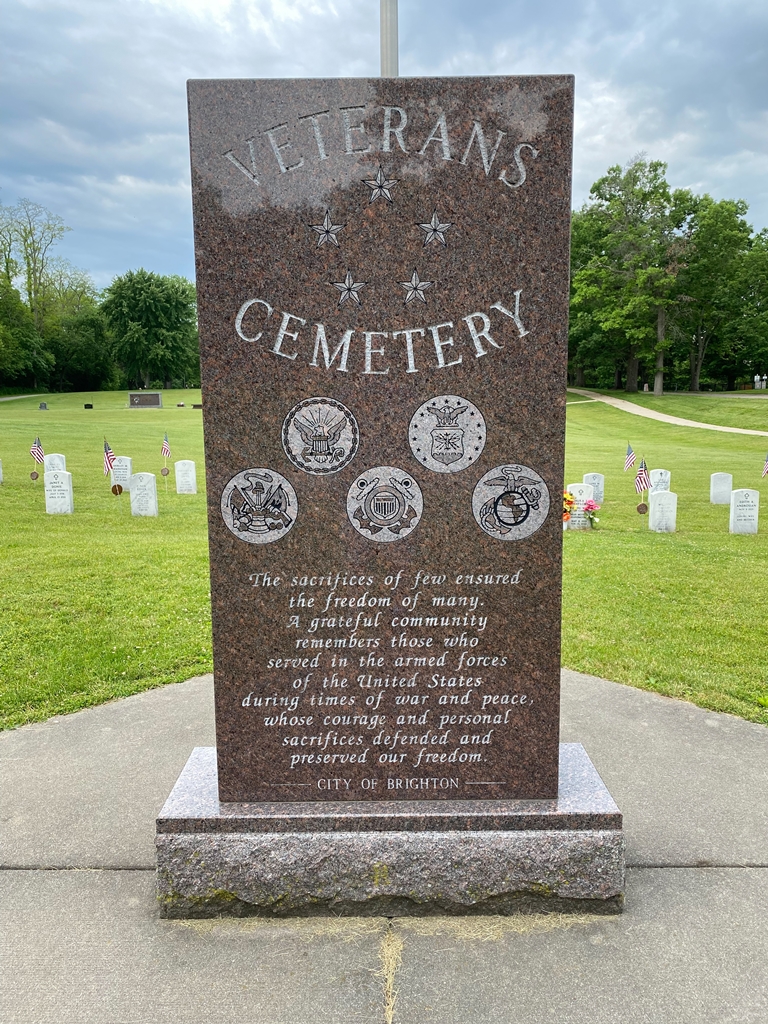 FAIRVIEW CEMETERY VETERANS MEMORIAL