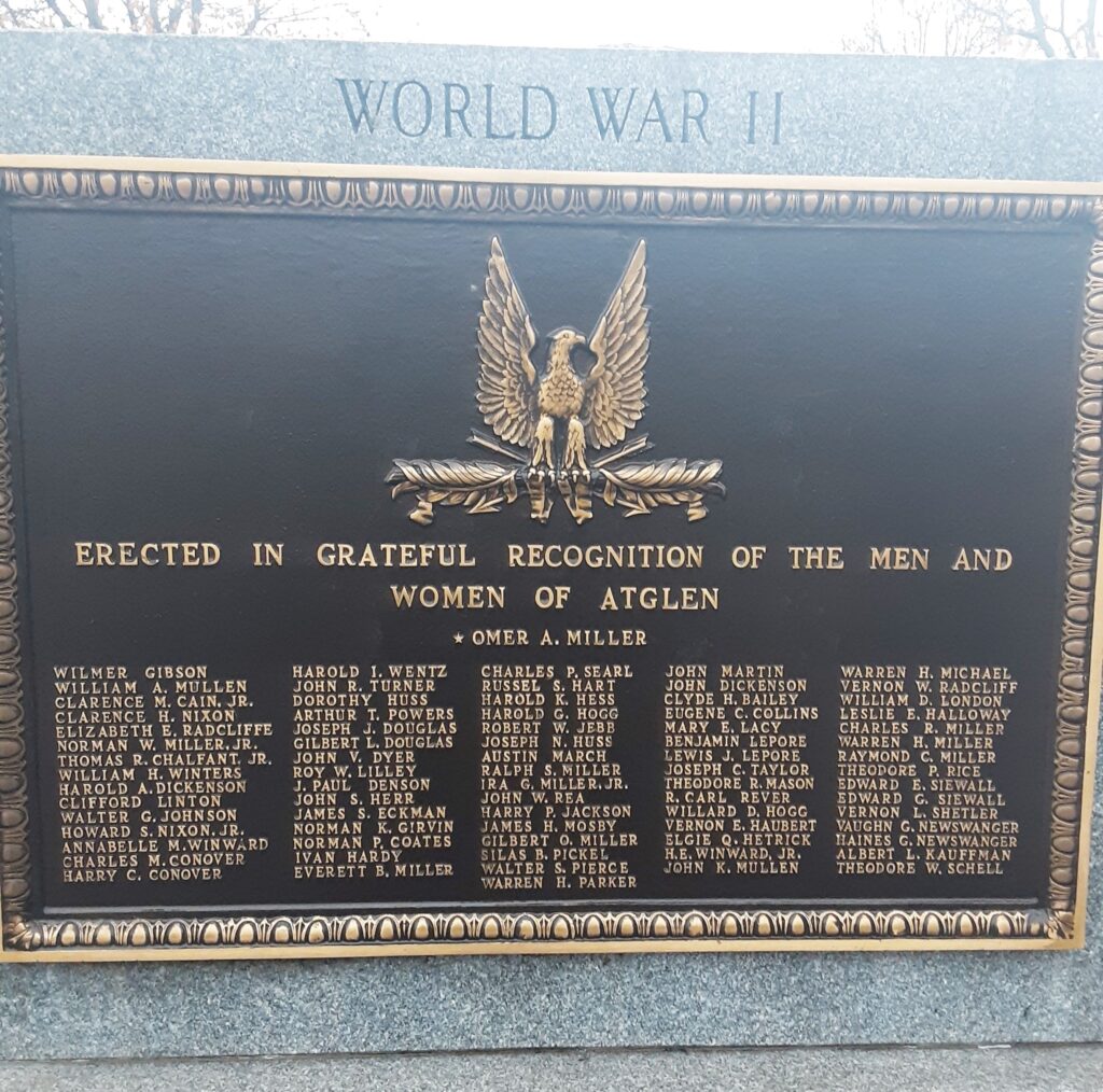 ATGLEN WORLD WAR II VETERANS MEMORIAL