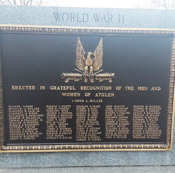 ATGLEN WORLD WAR II VETERANS MEMORIAL