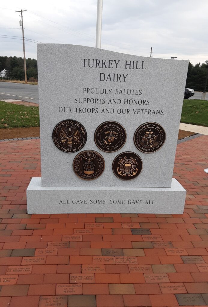 TURKEY HILL DAIRY VETERANS MEMORIAL