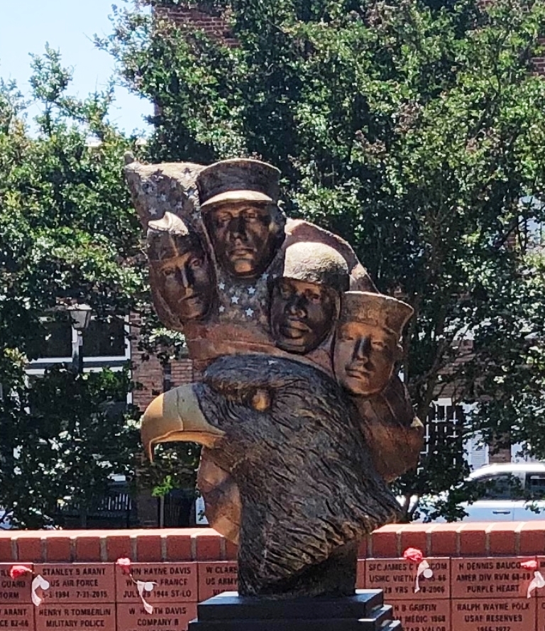 “REMEMBERANCE” BY RUBINO VETERANS MEMORIAL SCULPTURE