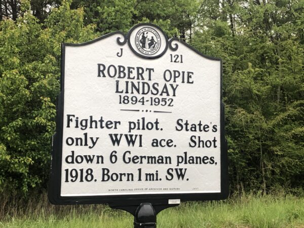 ROBERT OPIE LINDSAY WAR MEMORIAL MARKER