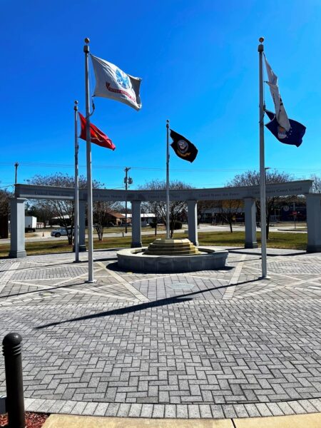 VETERANS MEMORIAL AT JACK LAUGHERY PARK