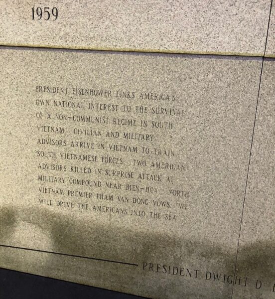 MECKLENBURG COUNTY VIETNAM VETERANS MEMORIAL STONE D