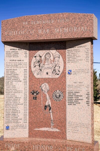 THE CHIOLOCCO WAR MEMORIAL